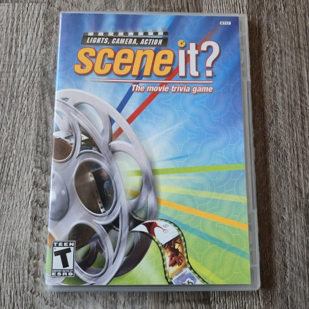 Microsoft Xbox 360 Scene It Lights Camera Action Game 4 Big Button Controllers - Picture 8 of 13